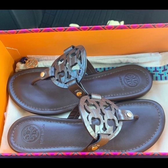 New Tory Burch Miller Sandals - Picture 2 of 8